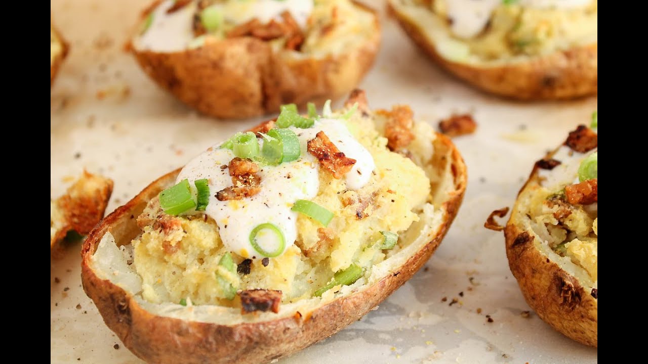 Vegan Twice Baked Potatoes