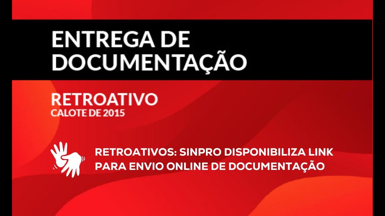 Retroativos: Sinpro disponibiliza link para envio online de documenta&ccedil;&atilde;o
