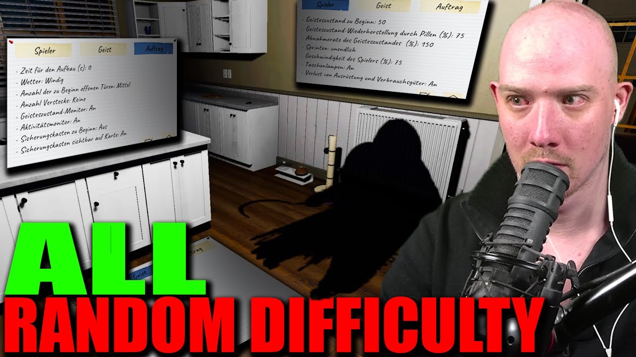 Random Difficulty - Seltsamste Runde seit Langem | Phasmophobia | Solo | LvlXX-554 | PsychoD
