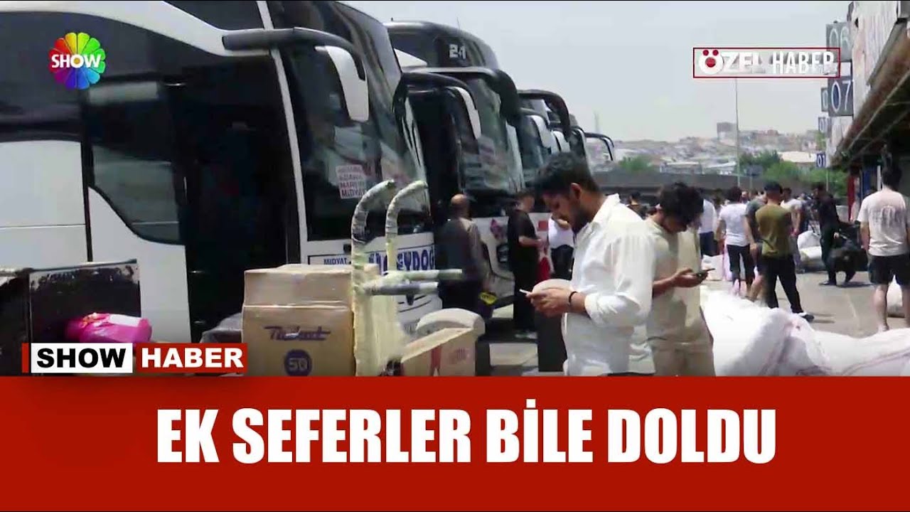 Otogarda bayram yoğunluğu