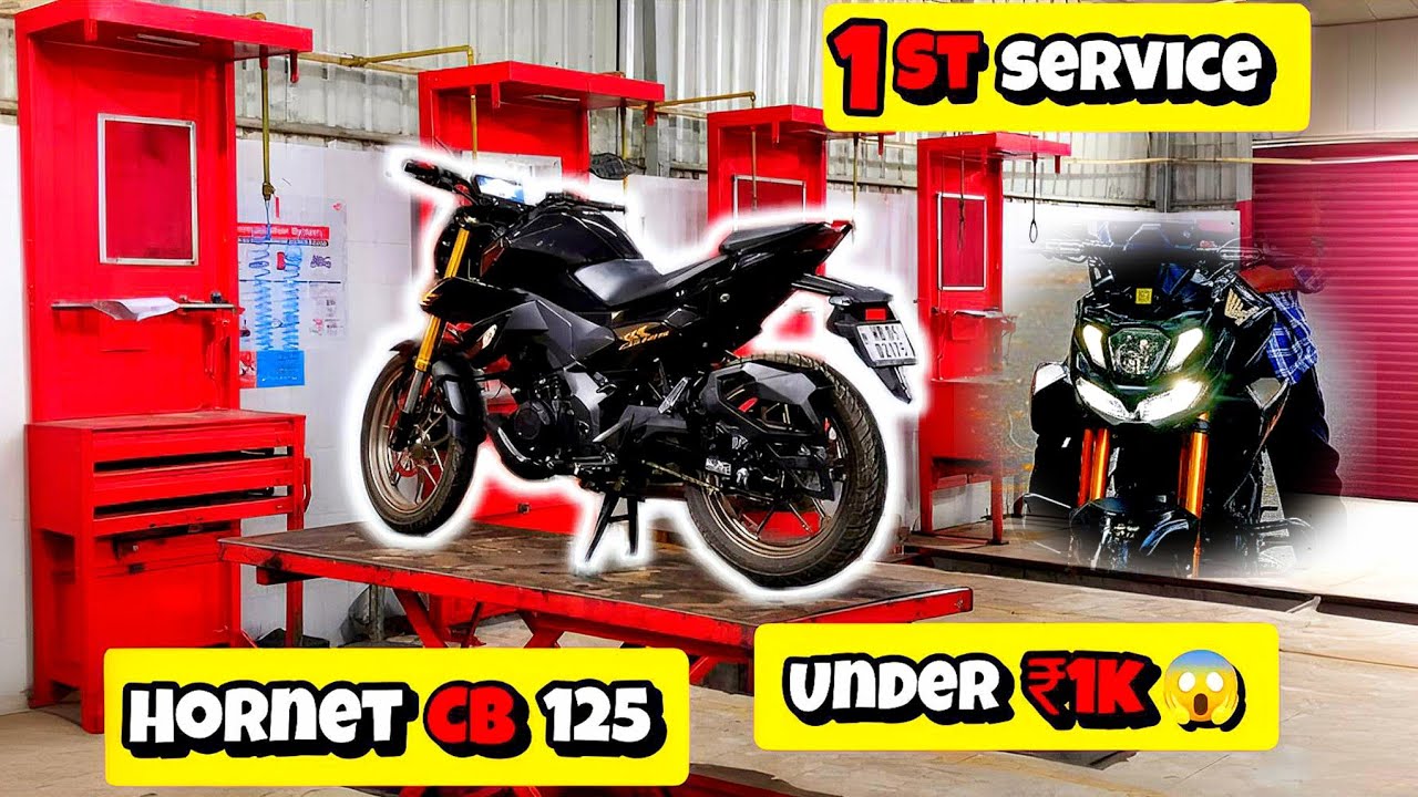 Hornet CB 125 1st Service Sirf ₹1000? 😱 | Bill Dekh Ke Shock 🤯 | Sacchai Saamne 💯