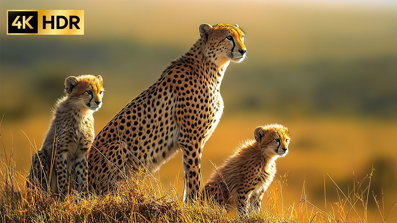 Animals of Africa 4K – Scenic Relaxation Film With Calming Music