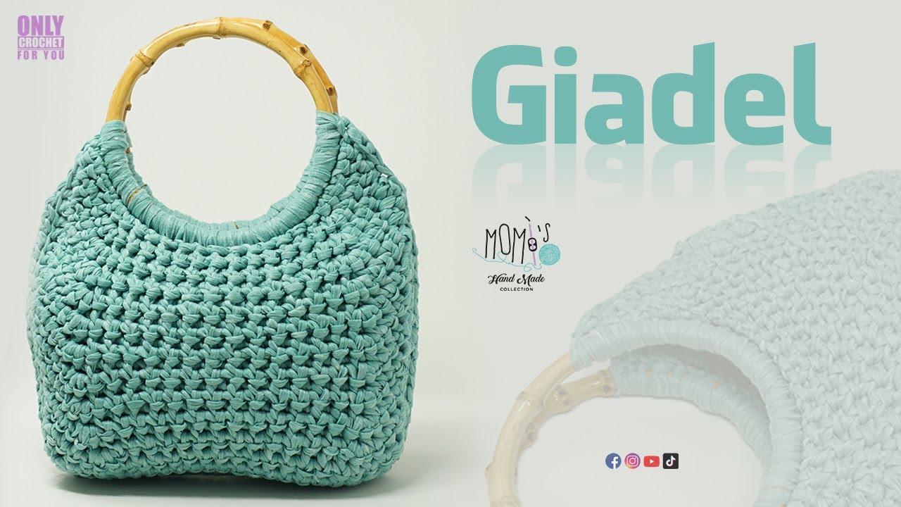 TUTORIAL HOBO BAG GIADEL || EASY CROCHET BAG 🌻