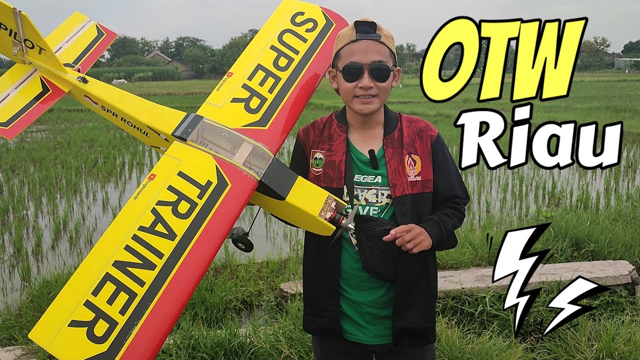 🔴 TERBANG PERDANA PESAWAT RC TRAINER ORDER AN DARI PEKANBARU RIAU 🛩❗