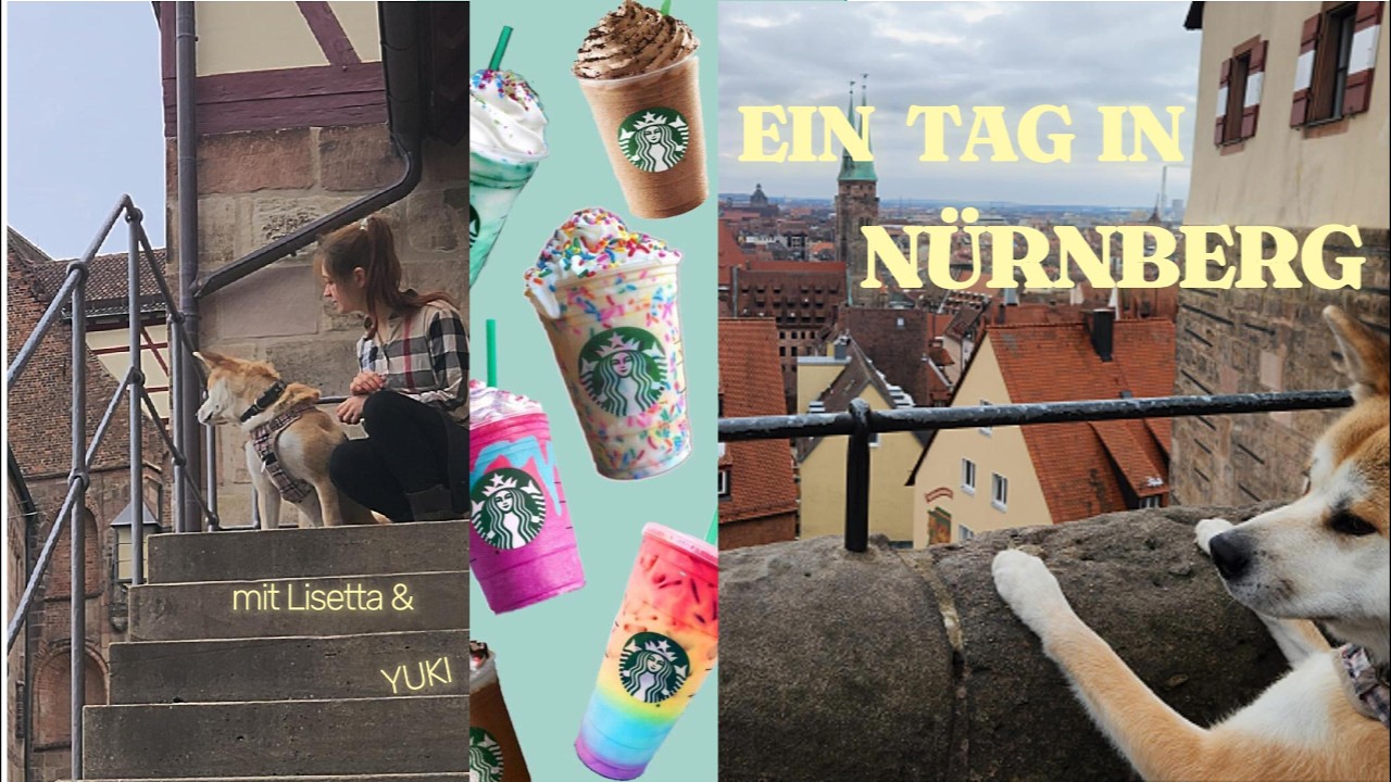 Ein Tag in Nürnberg, kleine Tour in Starbucks und Burg
