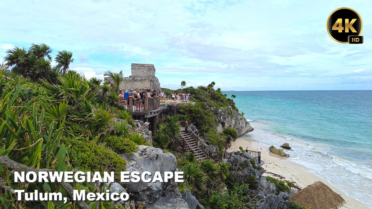 Norwegian Escape Excursion to Tulum Mayan Ruins #tour #travel #cruise