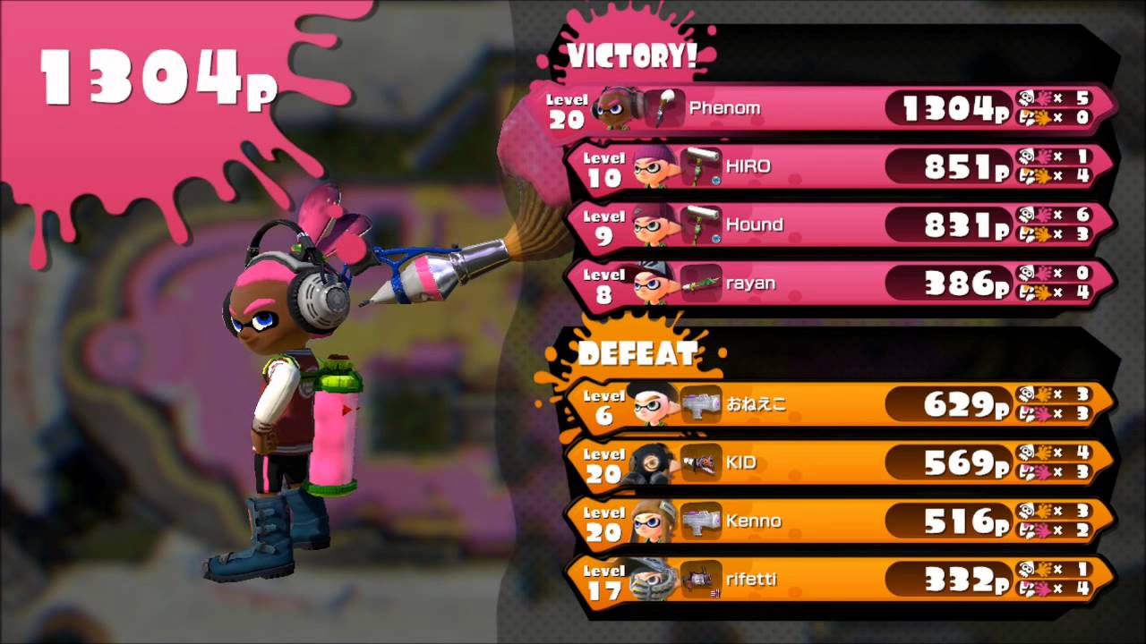 Almost! - Splatoon *InkBrush* Turf War Gameplay [NO COMMENTARY]