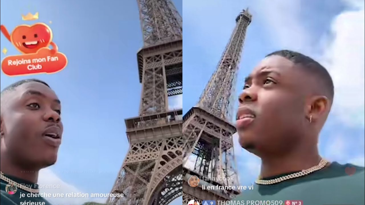 Bensy pèdi 😱nan ville paris 🗼li te vin vizite 🫶🏾❤️ vin gade koman sa te ye