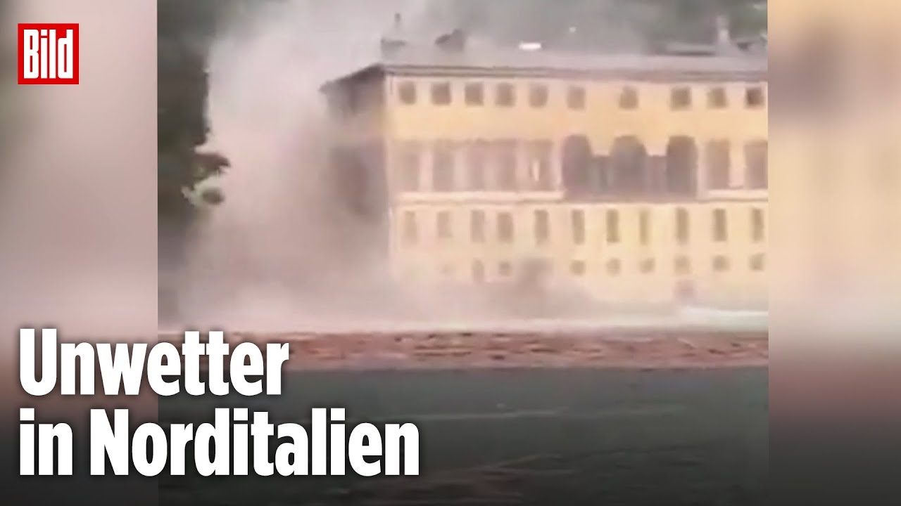 Comer See, Italien: Wassermassen fluten historische Villa