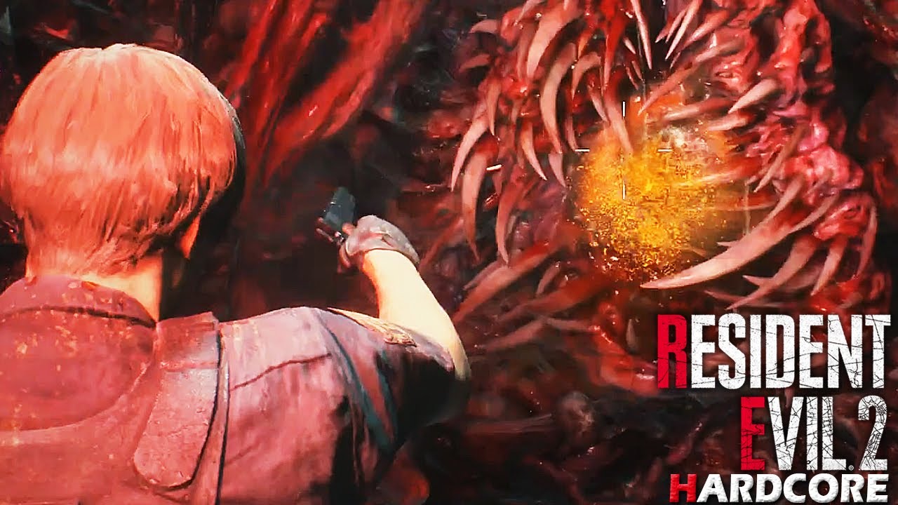 Resident Evil 2 Remake LEON B HARDCORE MODE First Time Full Playthrough BLIND