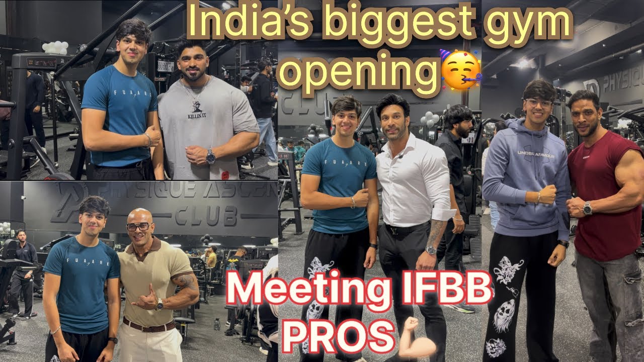 Workout with OLYMPIANS in INDIA'S BIGGEST GYM | Bhuwan Chauhan | Amit Agre | PAC Gurgaon