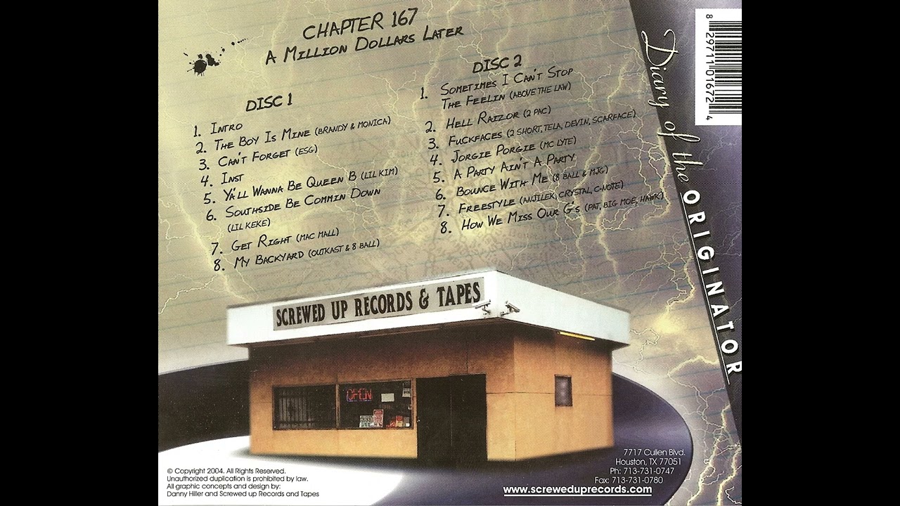 Can't Forget {ESG} - DJ SCREW (Remastered)