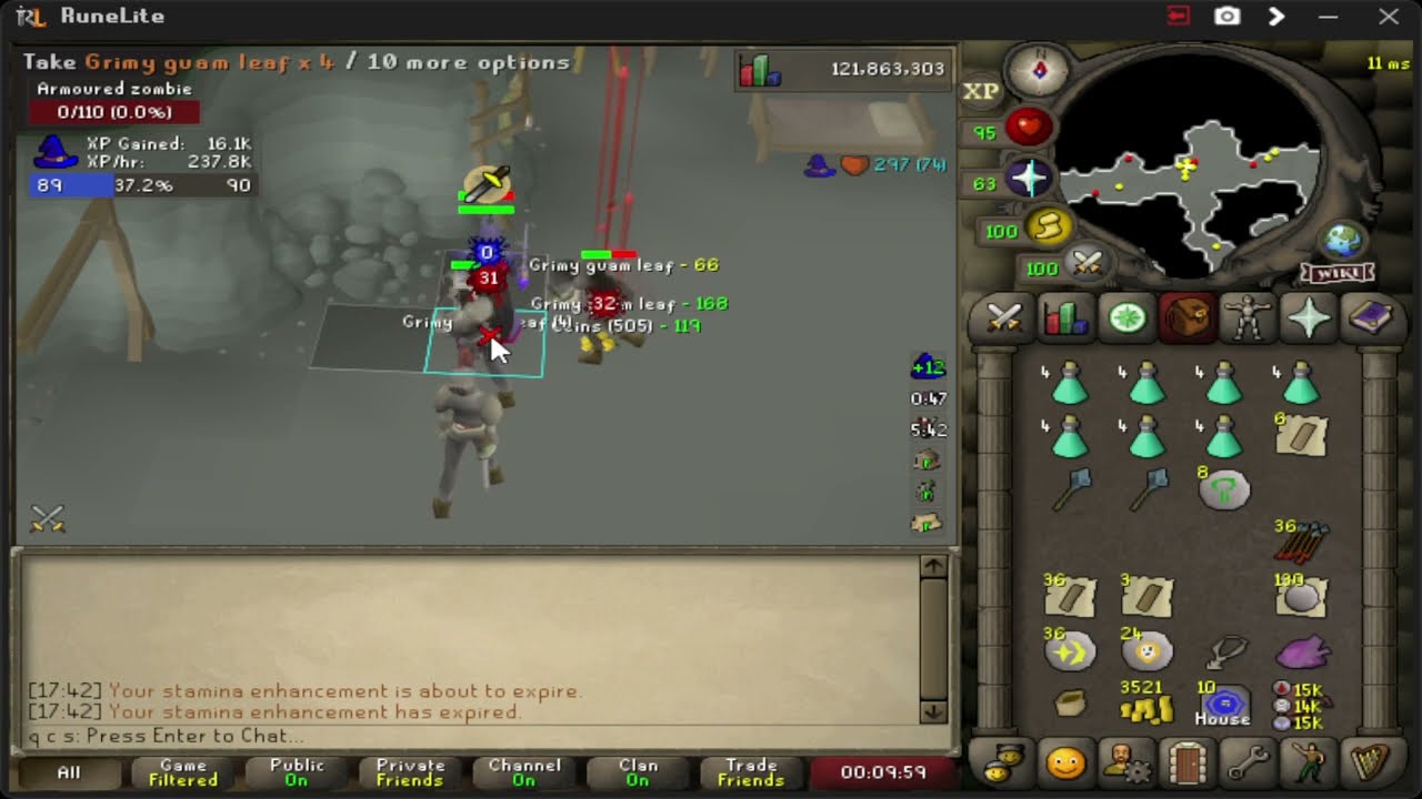Magic Armoured Zombie Zemouregal's Fort