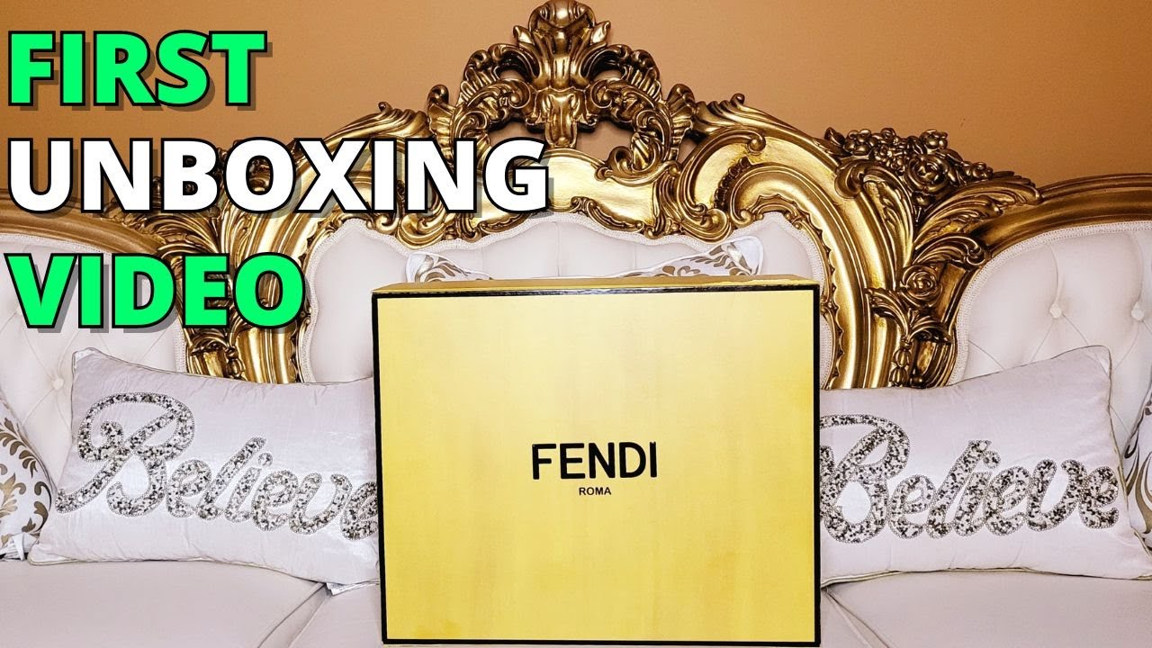 My First Unboxing Video | Fendi Sunshine Shopper Tote Bag