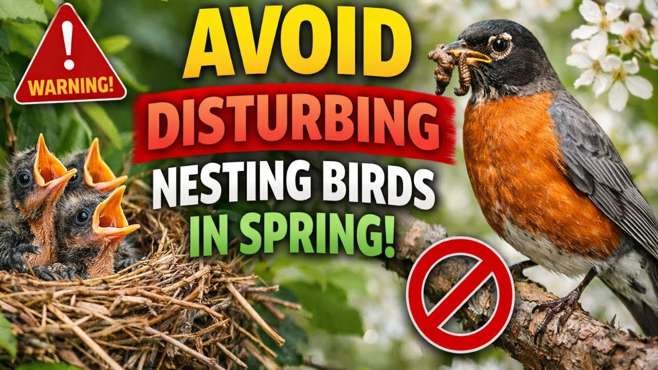How to Avoid Disturbing Nesting Birds in Spring