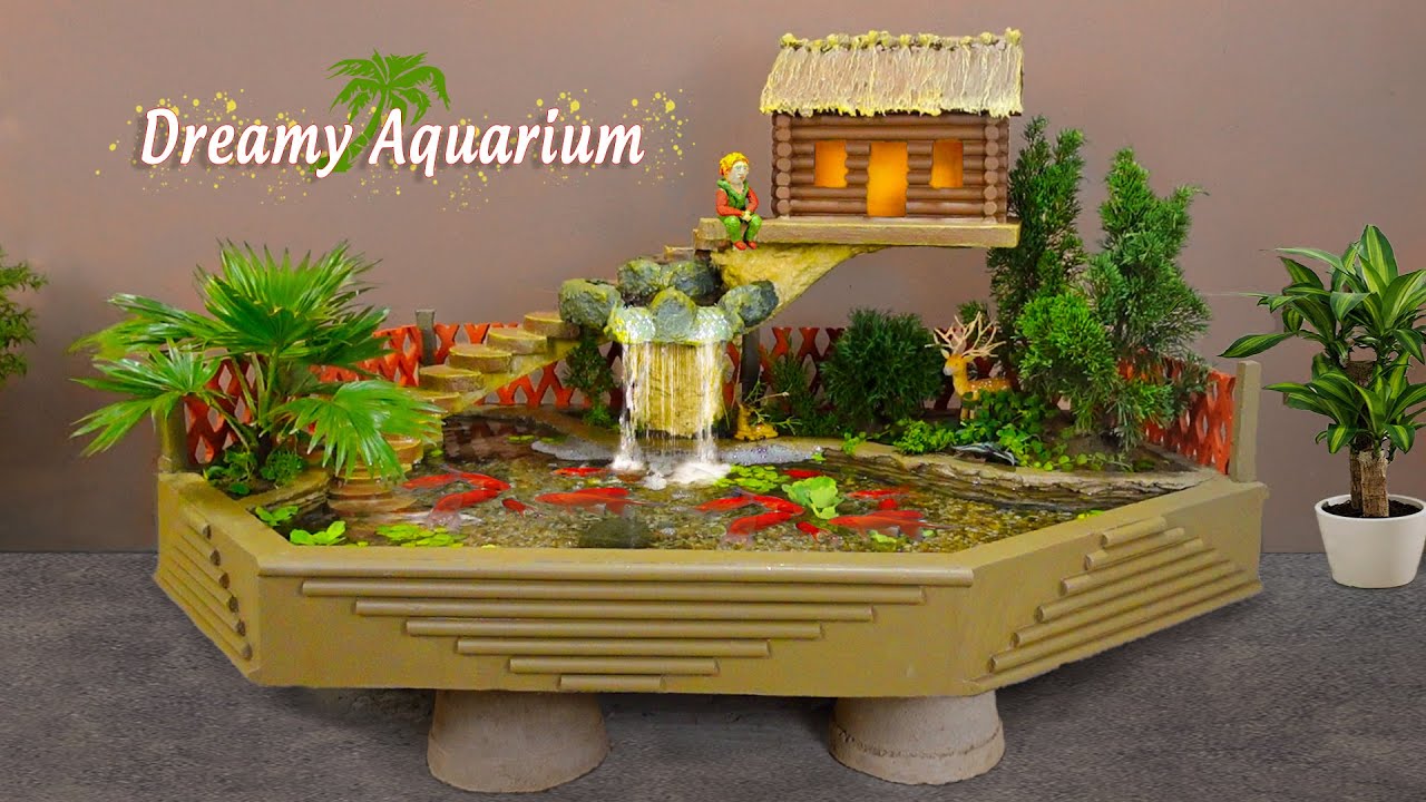 Creative ideas! DIY a dreamy aquarium for your garden