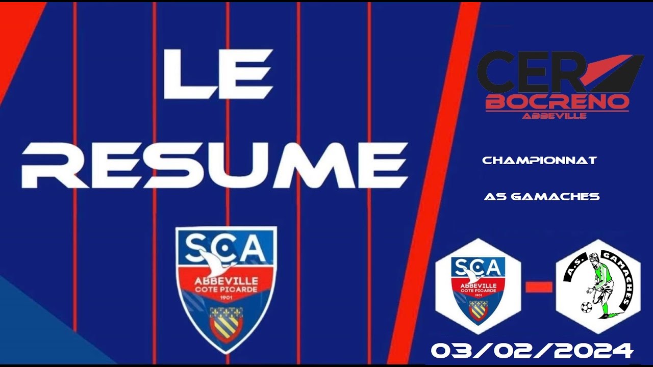 🎥Résumé SC Abbeville🔵🔴 - AS Gamaches🟢⚪️ I 11ème journéee Championnat R2⚽️