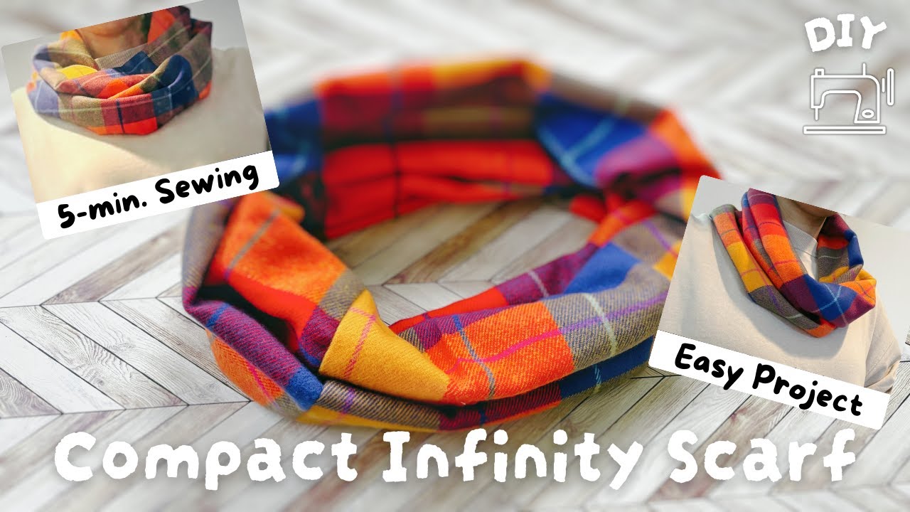 Compact Infinity Scarf – Easy Sewing Project & DIY Tutorial