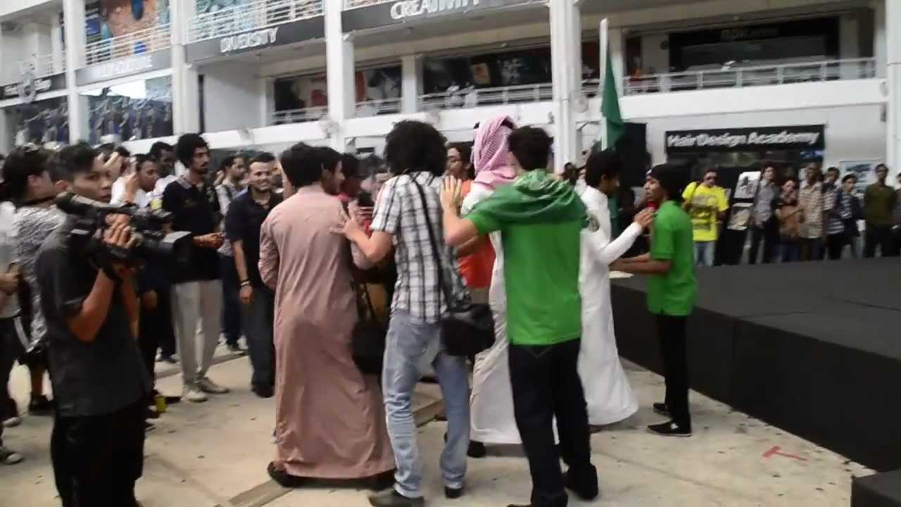 Saudi Arabia National day celebrating, Malaysia Limkokwing university of creative technolgoy