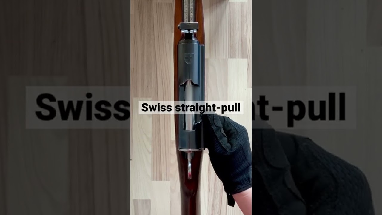 How does straight-pull rifle work #shorts