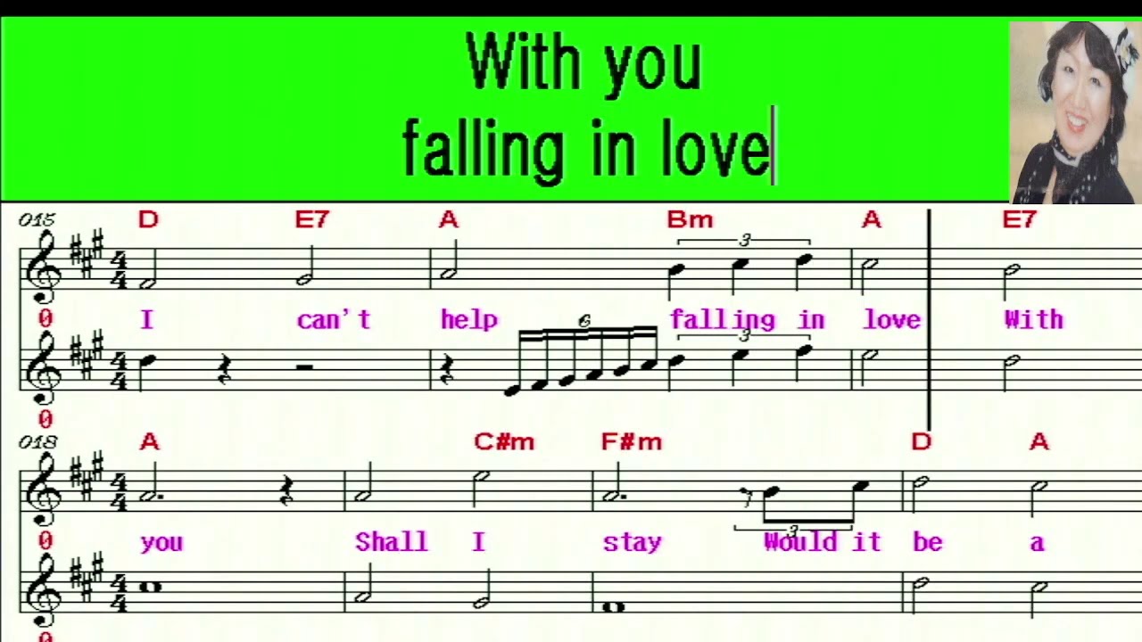 #Can't Help Falling in Love /#오샘 Lesson(팝송 배우기)90.