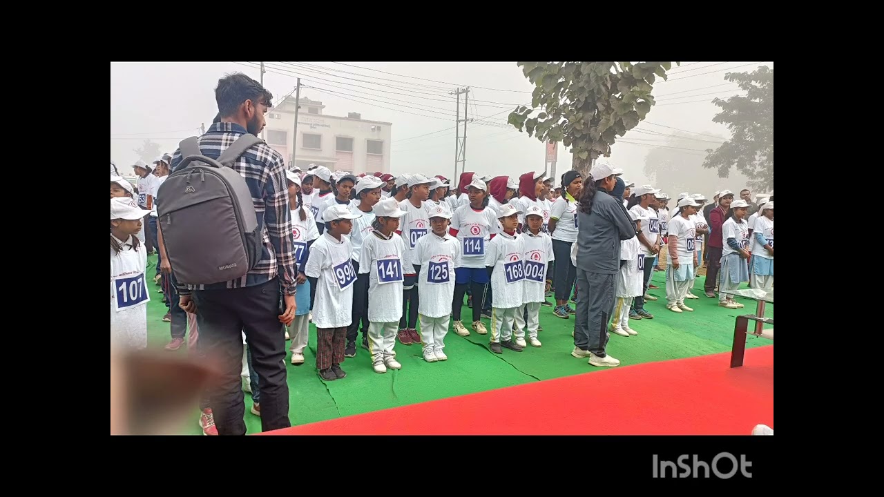 DISTRICT LEVEL GIRLS MINI MARATHON ON THE OCASSION OF NATIONAL GIRL CHILD DAY