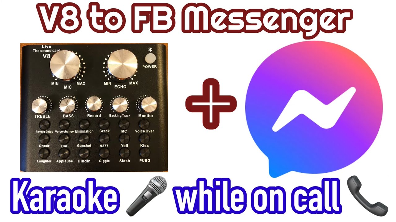 V8 Sound Card to Facebook Messenger Set Up (English)