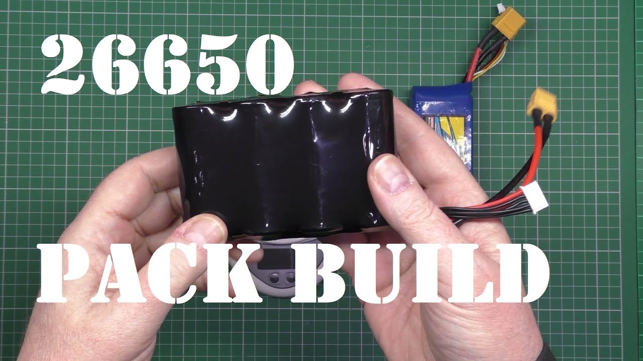 26650 Li-Ion battery pack build instructions and capacity test