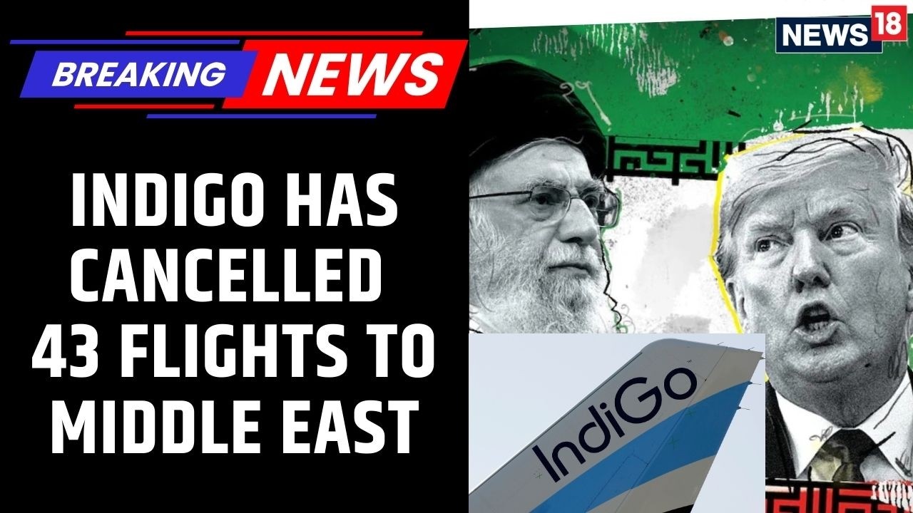 Middle East Airspace Closure | Indigo Has Cancelled 43 Flights To Middle East | Iran Israel US War