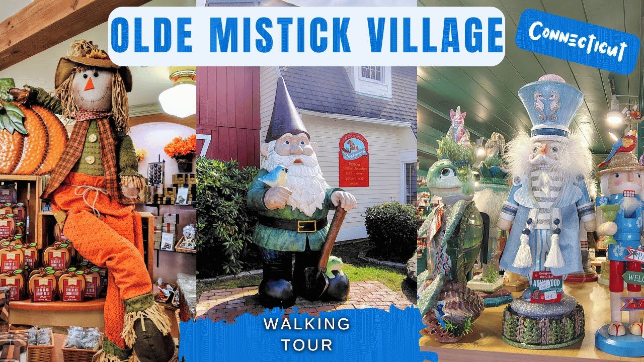 Olde Mystic Village 🎃🎄Celebrating Fall, Thanksgiving & Christmas!