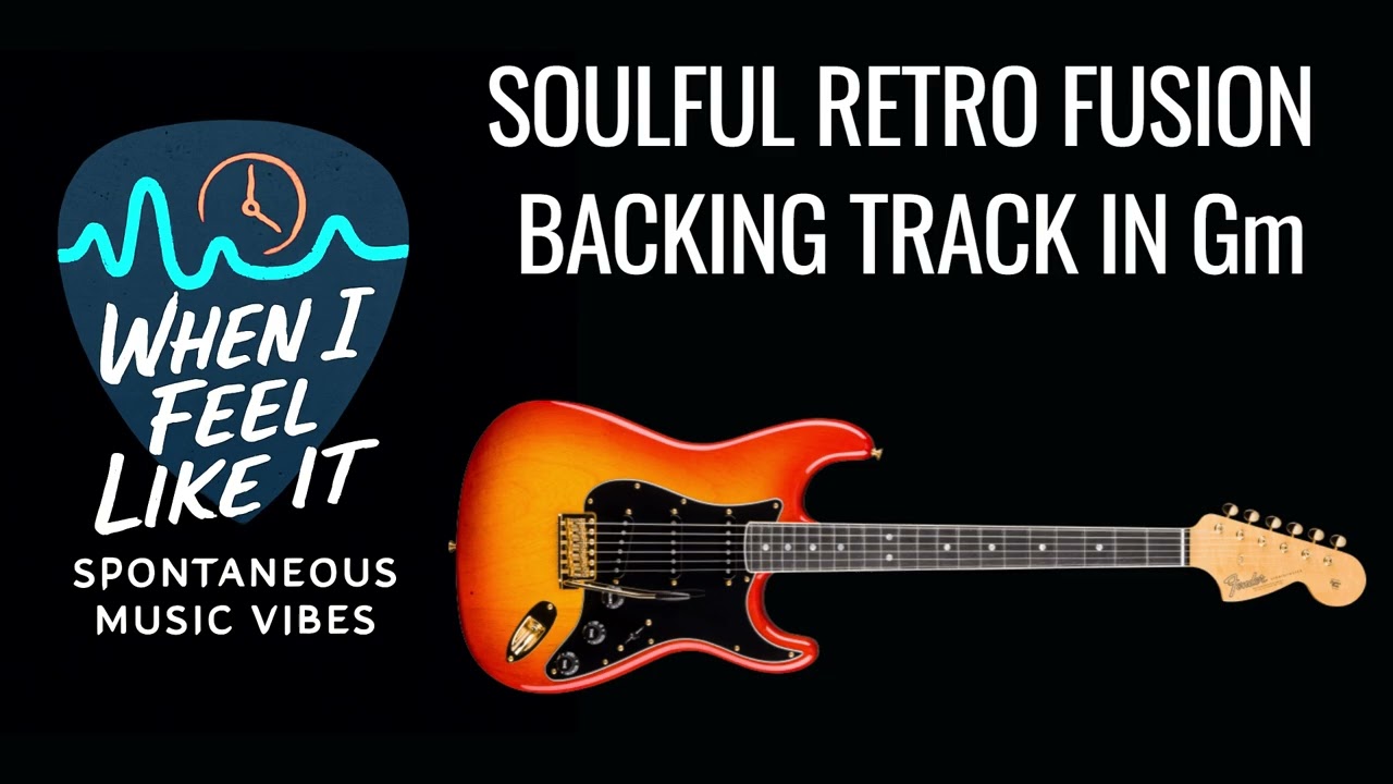 Soulful Retro Fusion Backing Track in Gm