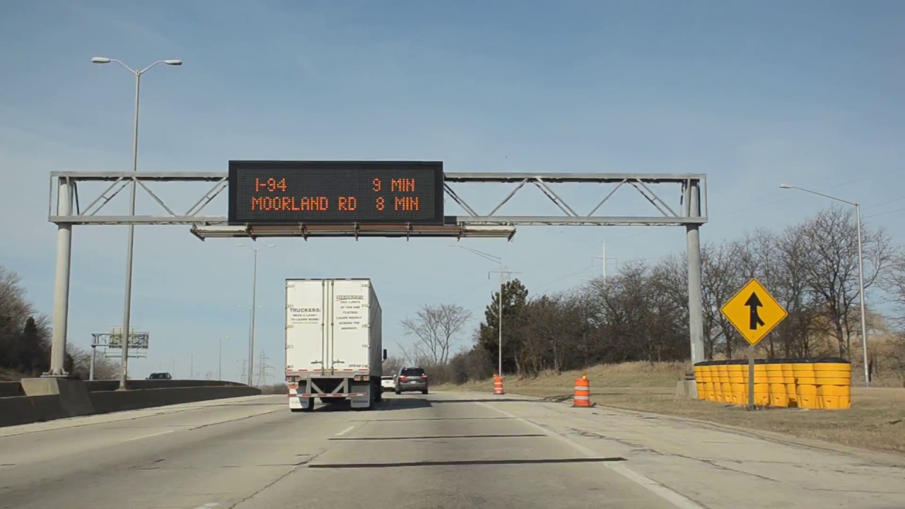 [WI] I-43 SB, I-94 EB, I-41 NB, and I-894 WB from River Hills to Greenfield (Mar 2018)