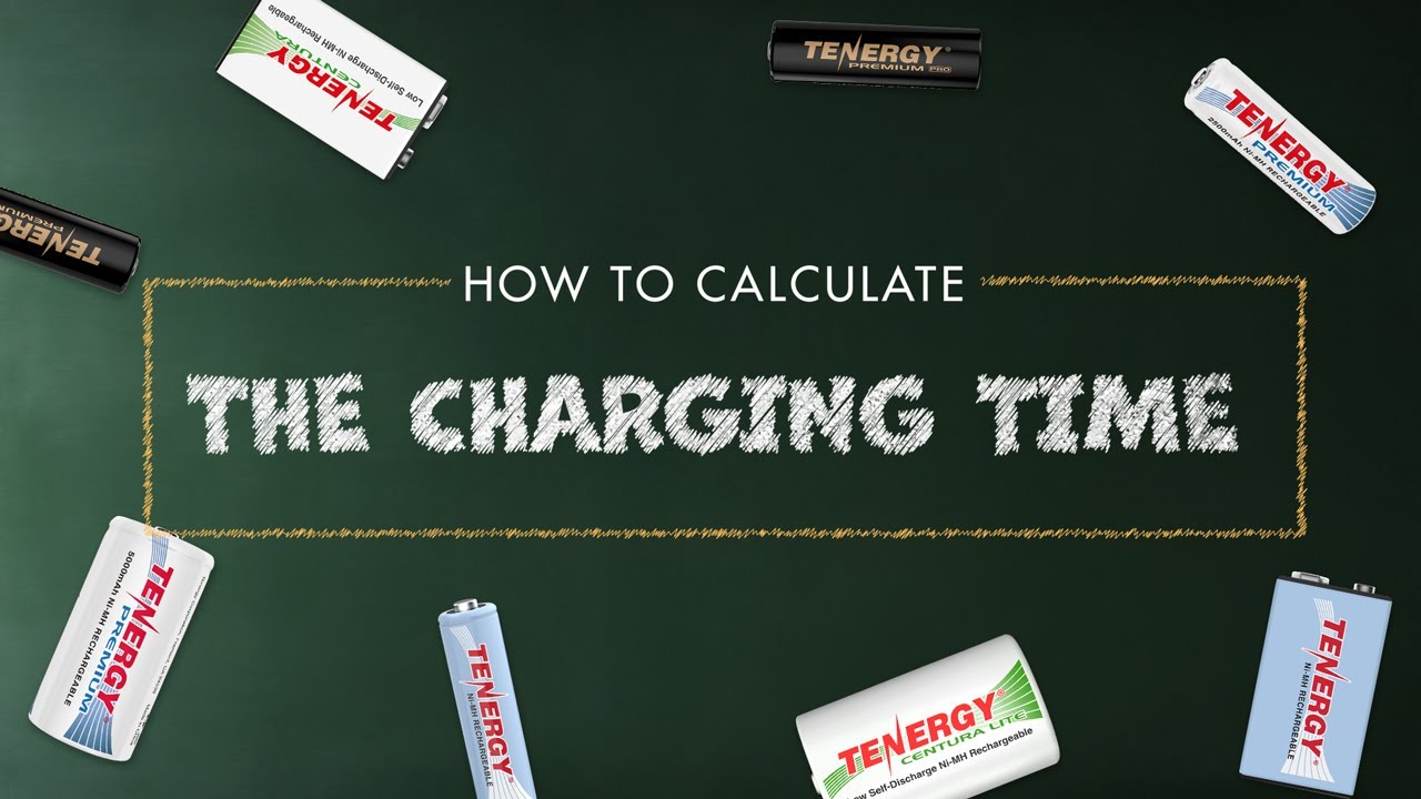 How to calculate the charge time for rechargeable AA batteries