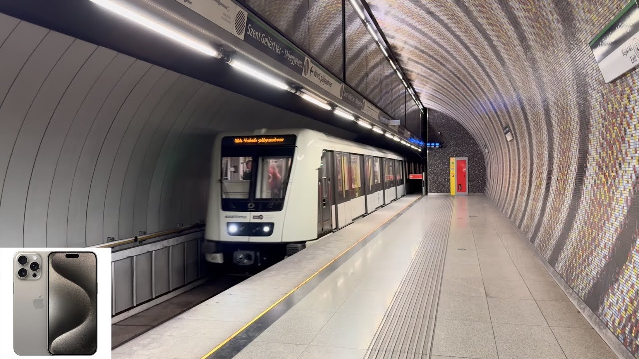 [4K 60fps HDR]Budapest Metro 2025-Alstom Metropolis trains on M2 and M4 Lines 