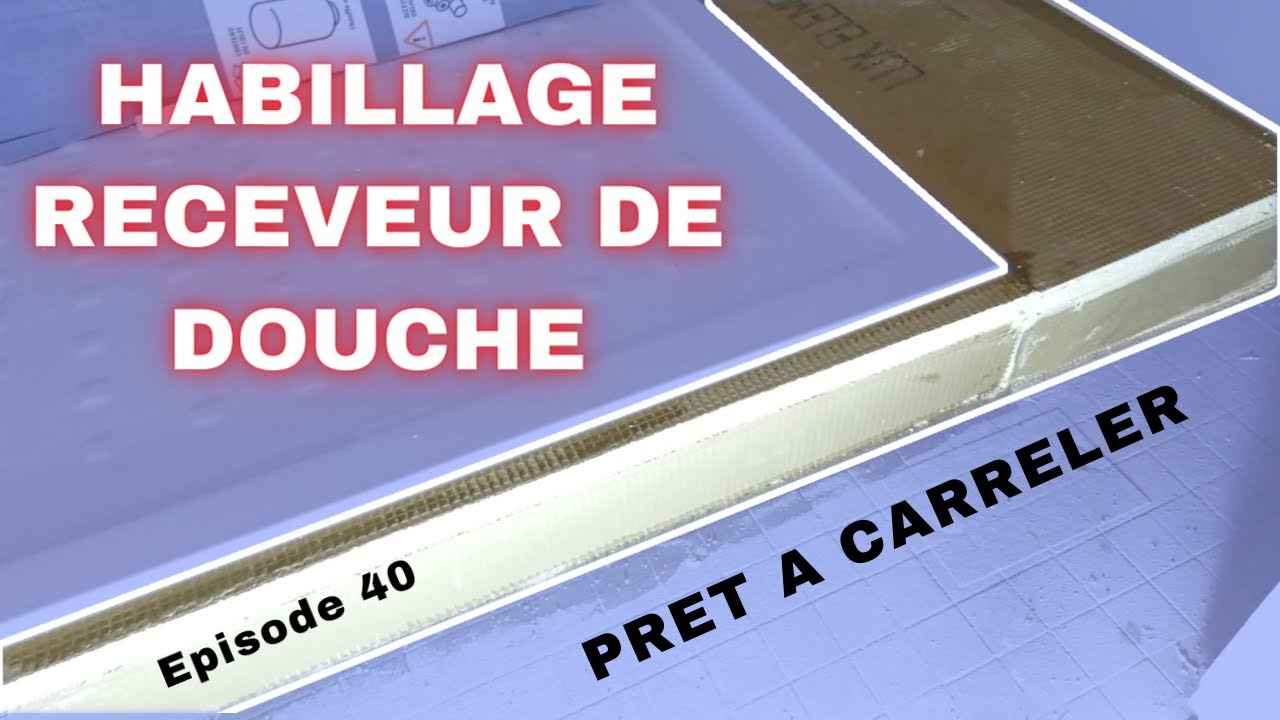 faire un habillage de douche en panneaux lux éléments sdb Ep 40