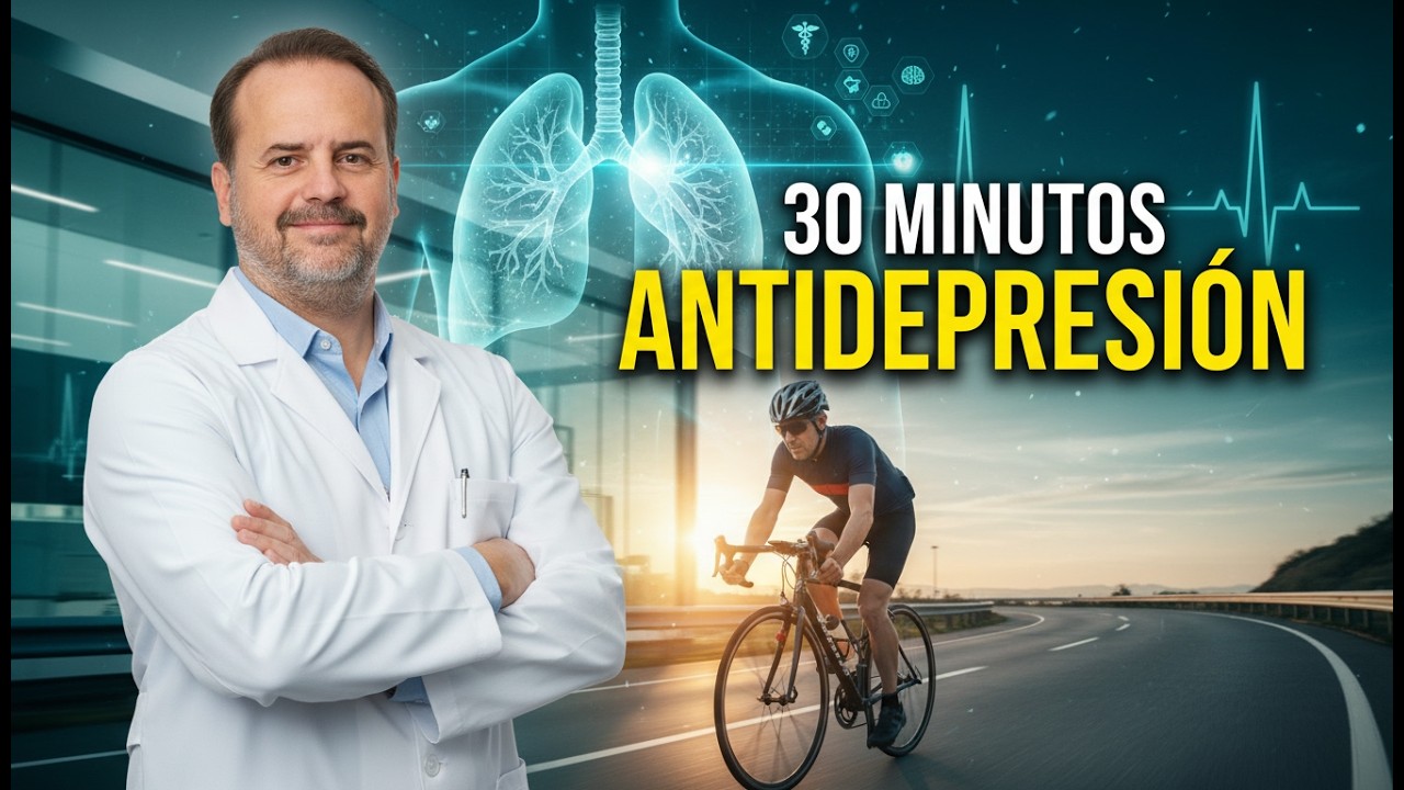 30 Minutos Ciclismo Reduce Depresión Después 40 Mejora Serotonina Dopamina Salud Mental Adultos