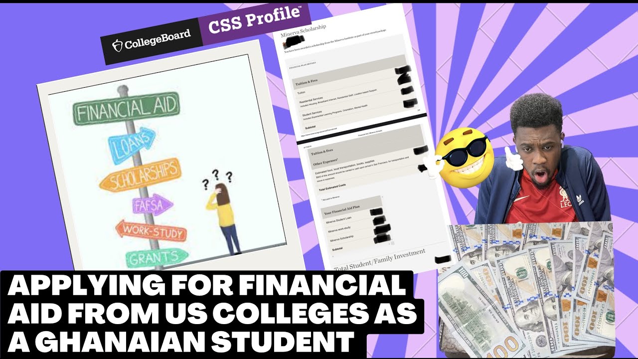 Filling Financial Aid Form CSS Profile As a Ghanaian International Student 🇬🇭🇺🇸📃