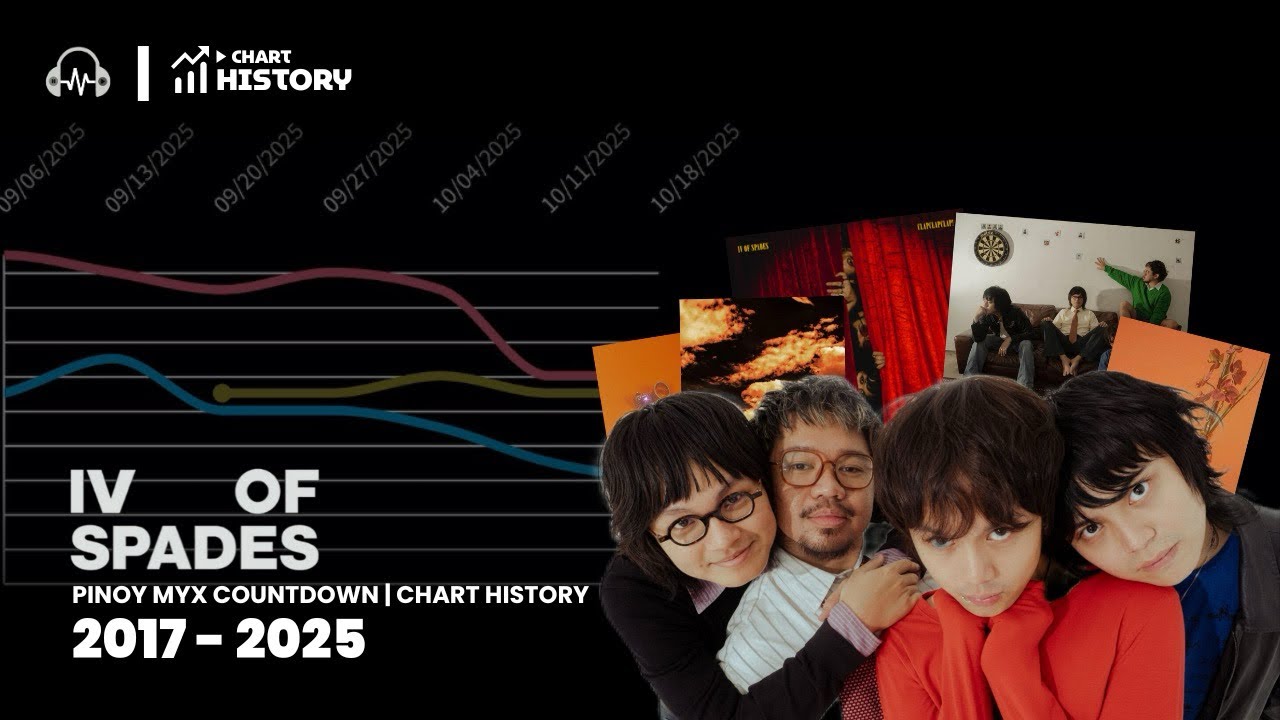 IV OF SPADES + Solo Careers | Pinoy MYX Countdown - Updated Chart History (2017-2025)