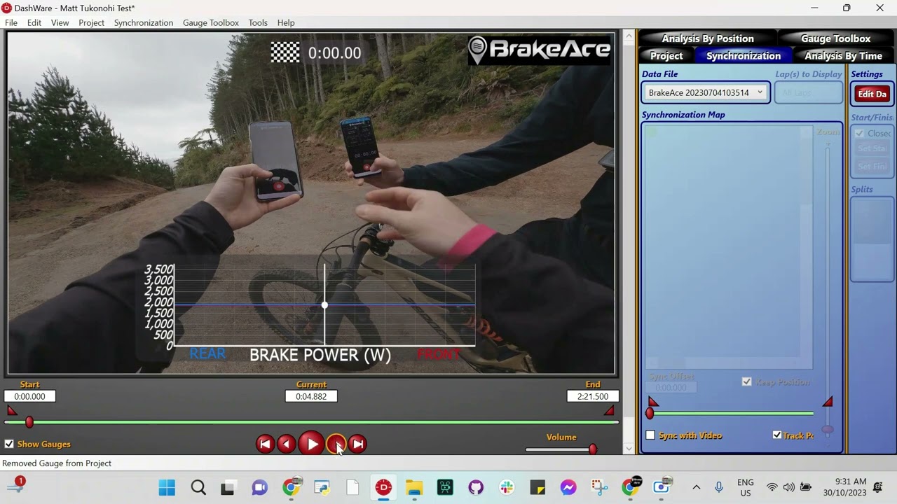 Using Dashware to overlay custom data files on GoPro