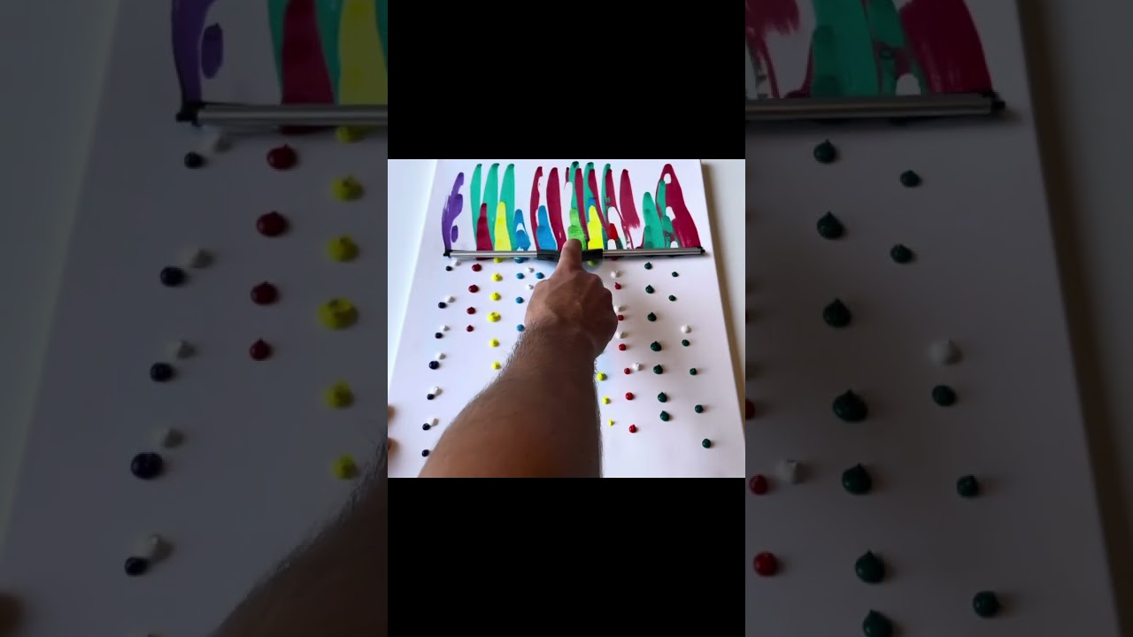 Colorful Squeegee Art in Minutes!