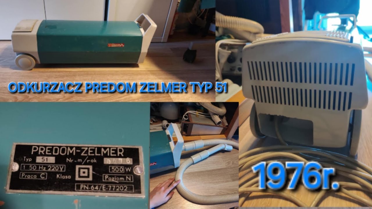 odkurzacz predom zelmer typ 51 ( 1976) sprawdzanie działania, trochę historii
