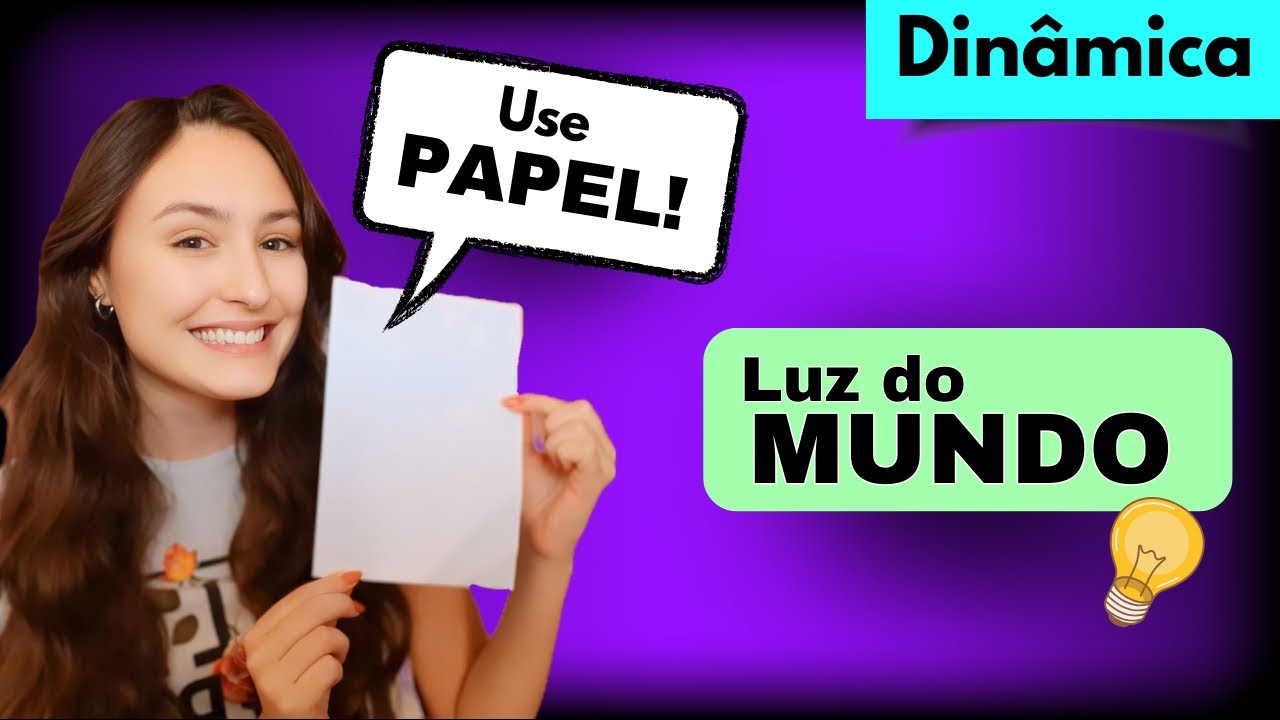 DINÂMICA PARA CÉLULA LUZ DO MUNDO/DINÂMICA FACÍL E RÁPIDA PARA CÉLULA/QUEBRA GELO/REDE DE JOVENS