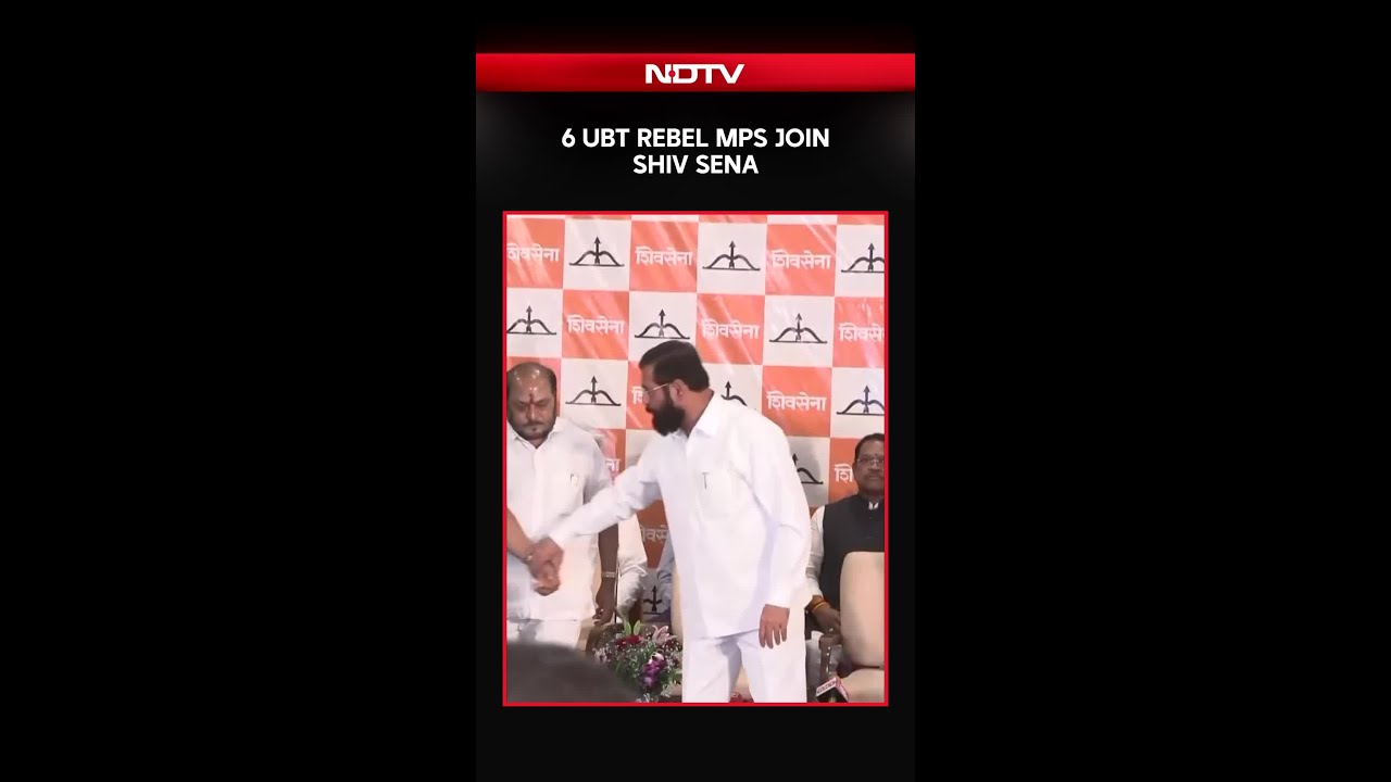 6 Rebel Uddhav Sena MPs Join Eknath Shinde Camp