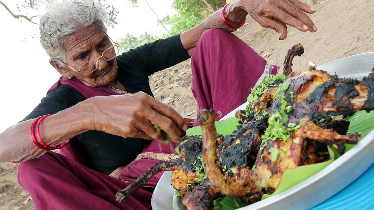 Chicken || chicken BBQ recipe in Village Style My Grandma