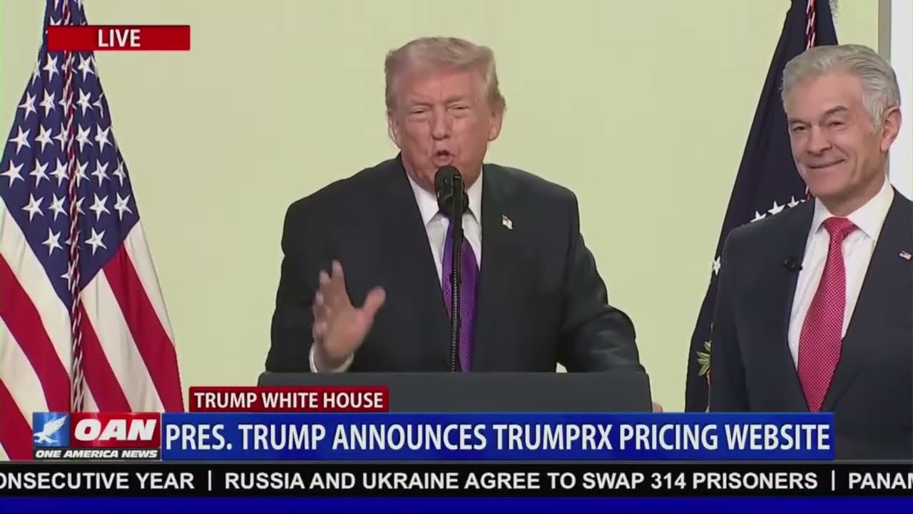 LIVE: President Trump Announces TRUMPRX Pricing Website
