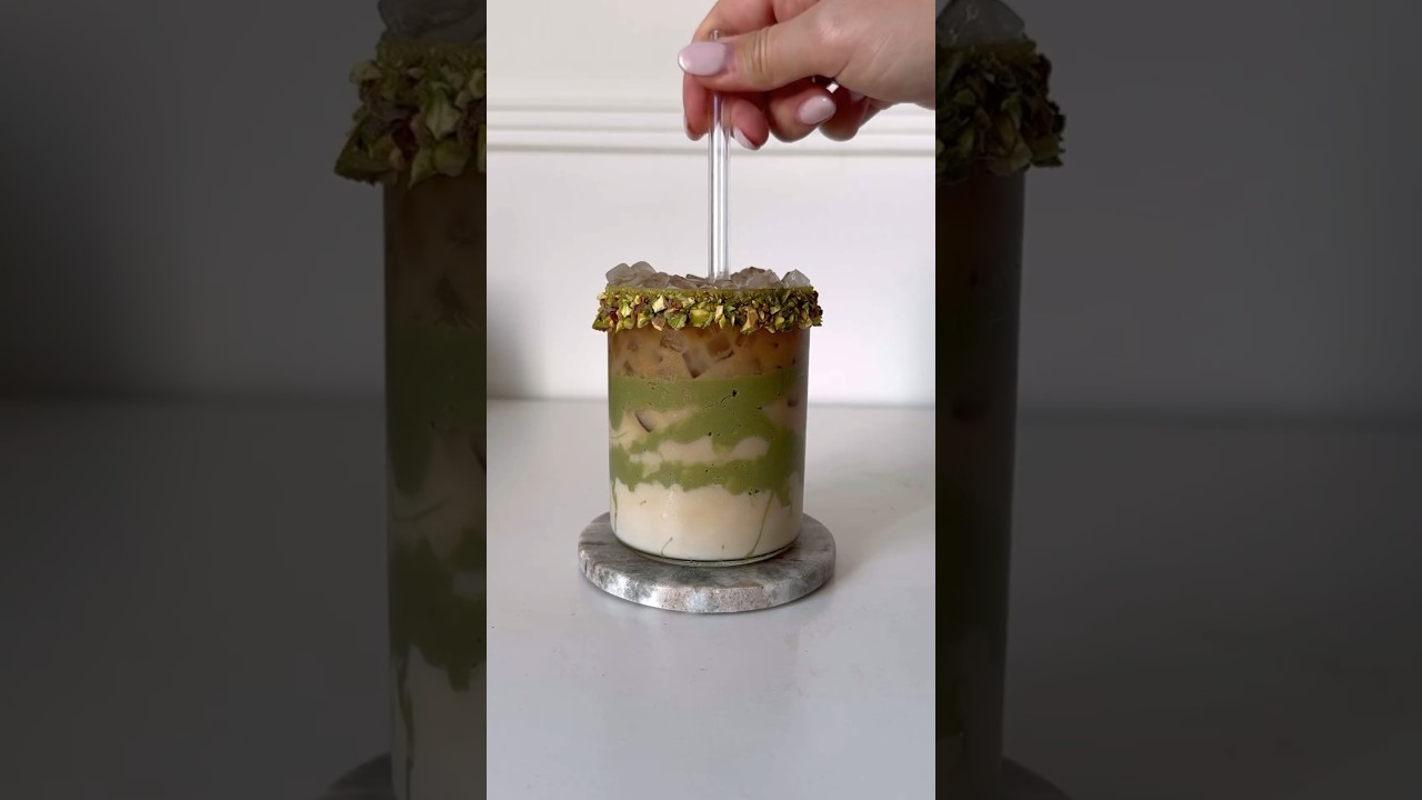 Iced pistachios Latte!