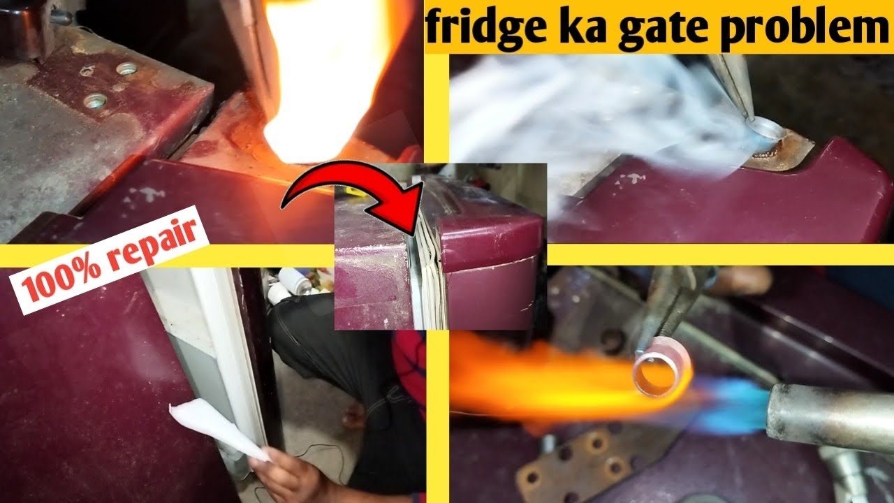 fridge gate repair and  फ्रिज का दरवाजा ठीक करें  Hindi Urdu=👌