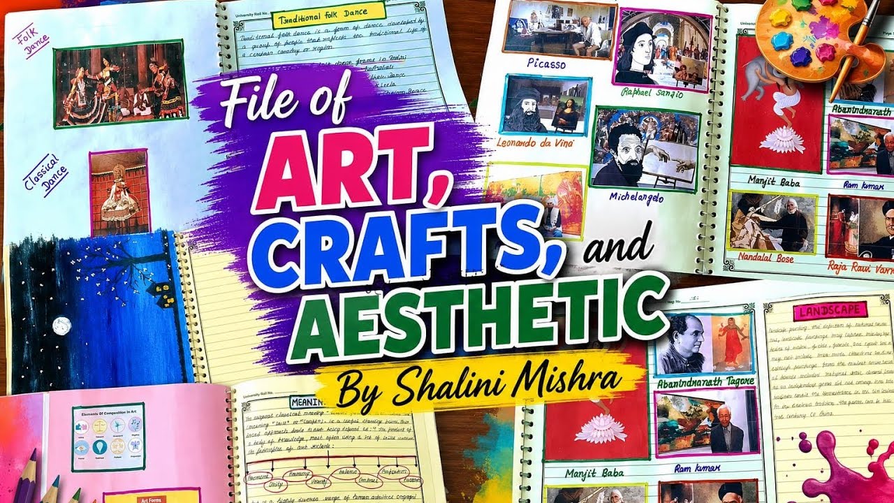 File of Art, Crafts and Aesthetic #youtube #education #cdp #artandcraft #aesthetic #craft #art #art 