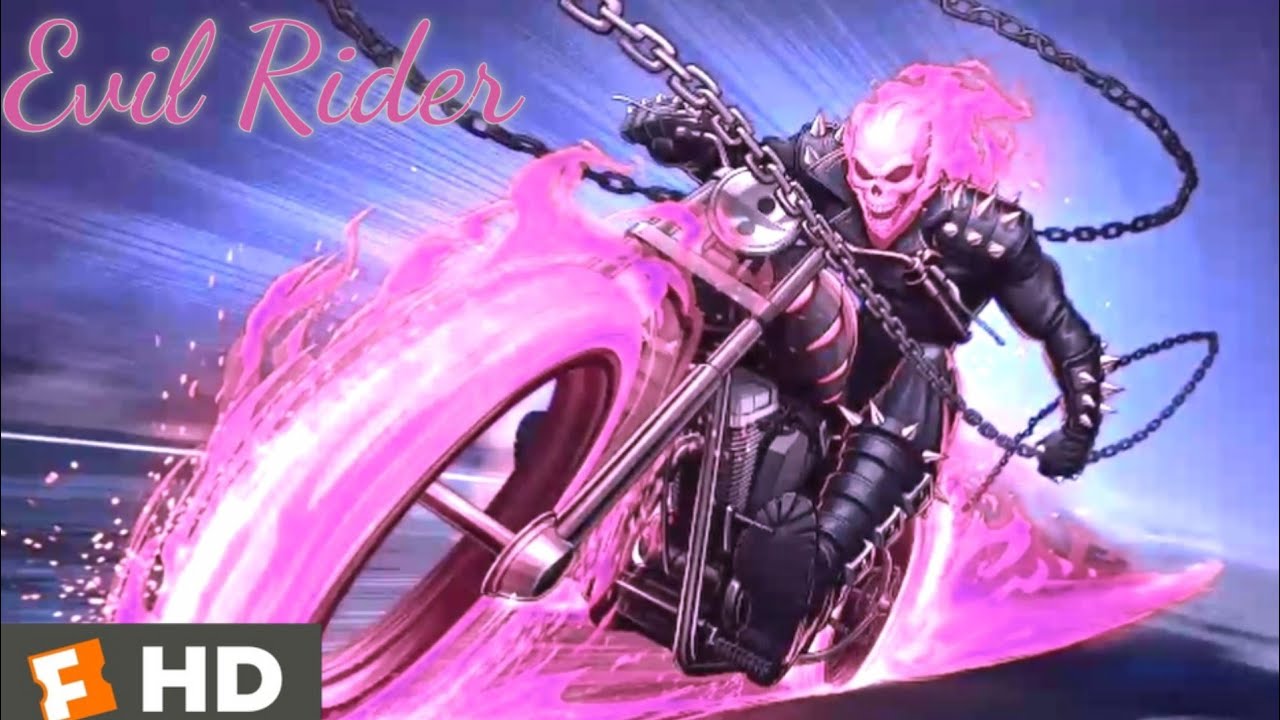 Evil Rider ||Pink Ghost Rider ||Epic Animated  Review