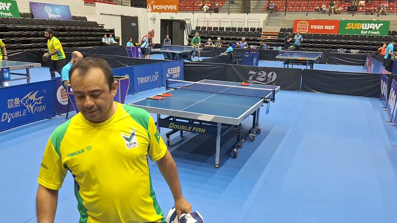 Eder/Mauro (Brasil A) x Filipe/Pablo (Chile A) Pan-americano Paraguai V40 Grupo Único 